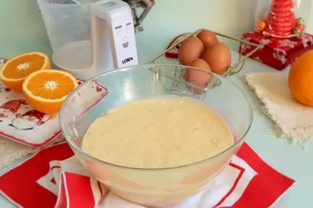 Рождественский апельсиновый кекс: шаг 2