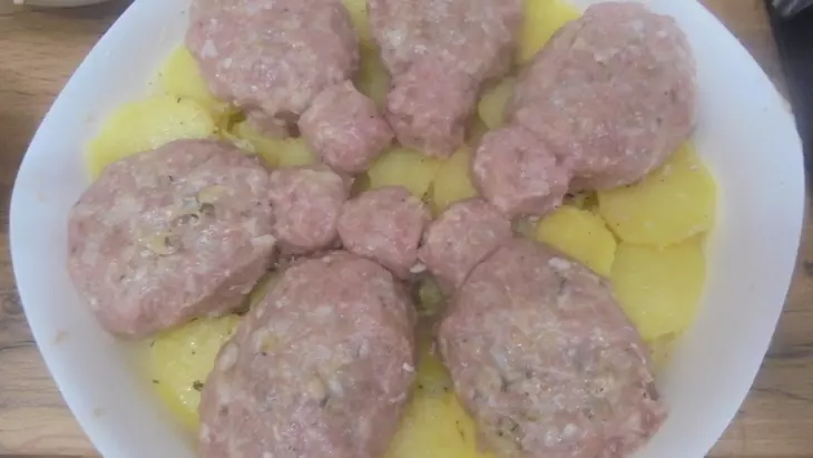 Куриные зразы с грибами "новогодние снеговики" по махеевъски: шаг 7