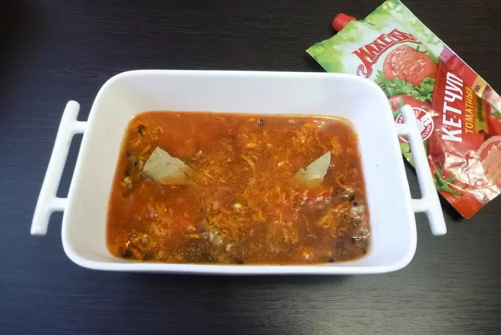 Запеченные куриные бедра с черным рисом "махеевъ с нами": шаг 3