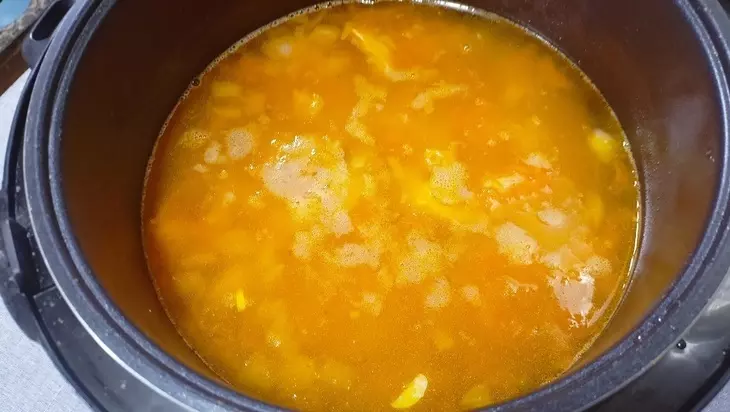 Куриный суп по-турецки в мультиварке: шаг 5