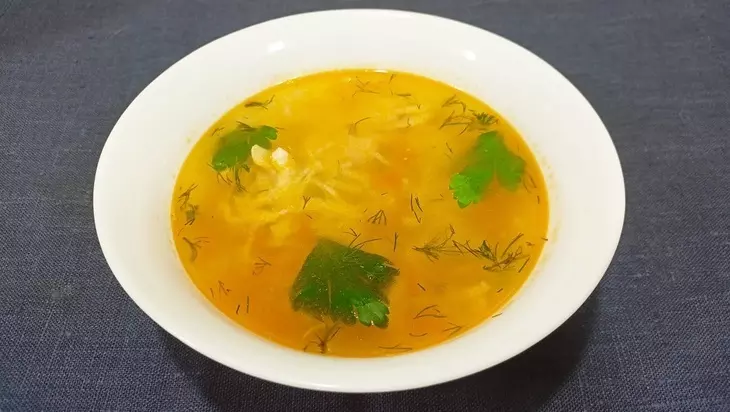 Куриный суп по-турецки в мультиварке: шаг 7