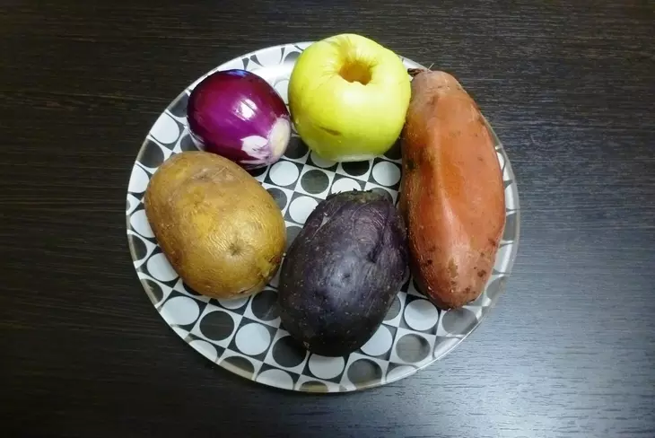 Галета "три картошки с курицей": шаг 2