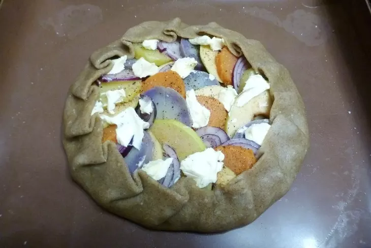 Галета "три картошки с курицей": шаг 7
