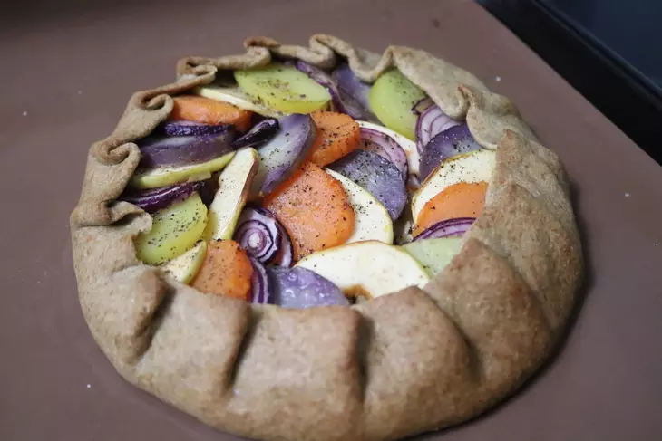 Галета "три картошки с курицей": шаг 8