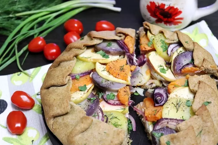 Галета "три картошки с курицей": шаг 9