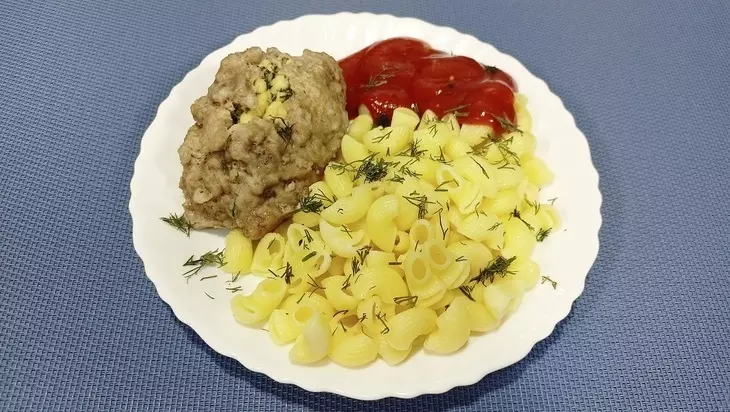 Зразы из свинины с сыром на пару: шаг 6