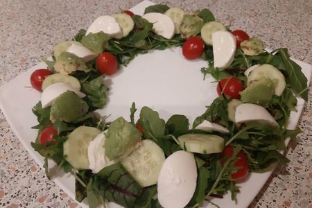 Salad "New Year" with dressing based on Dijon mustard Maheev: step 3