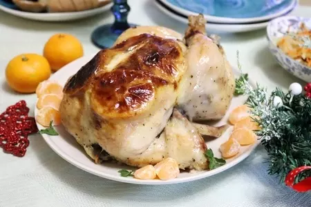 Запеченная курица "мандаринка": шаг 4