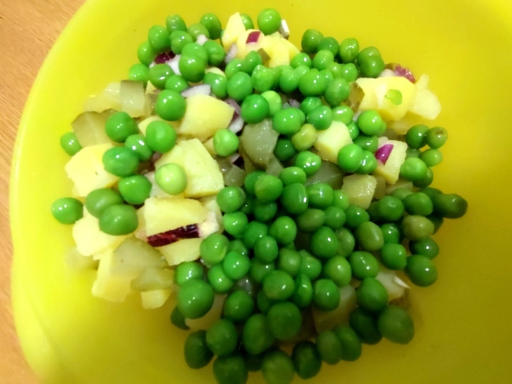 Картофельный салат постный и непостный: шаг 8