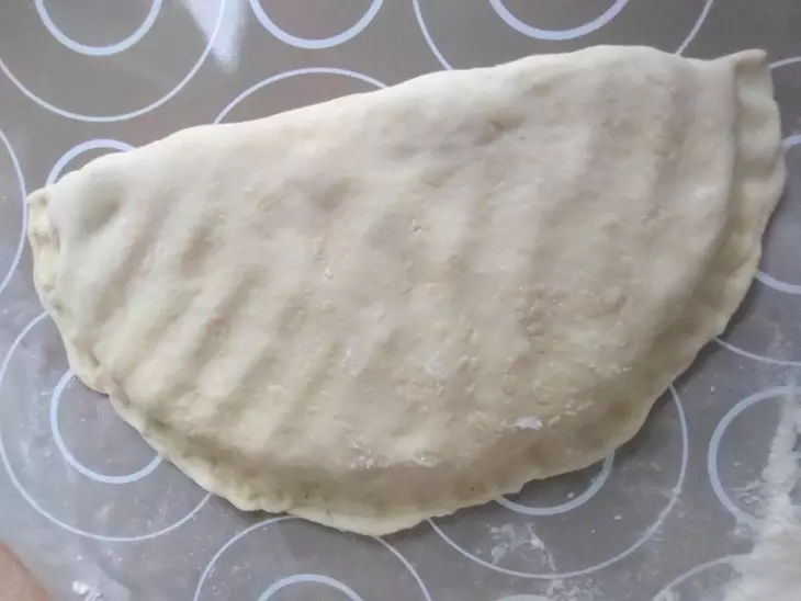 Лепёшки с сыром и творогом: шаг 12