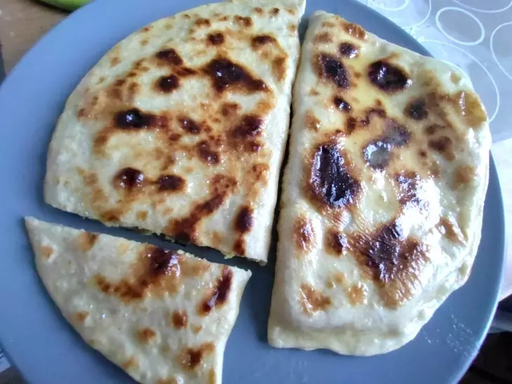 Лепёшки с сыром и творогом: шаг 15