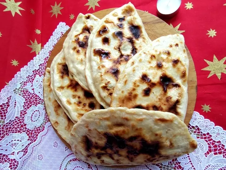 Лепёшки с сыром и творогом: шаг 16