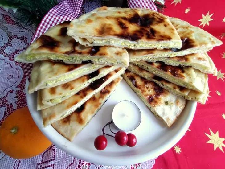 Лепёшки с сыром и творогом: шаг 17