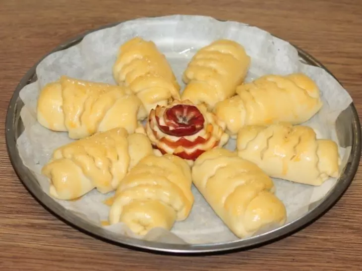 Пироги с брусникой, облепихой и яблоком: шаг 20