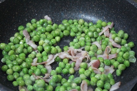 Паста с зеленым горошком и ароматом грибов: шаг 2