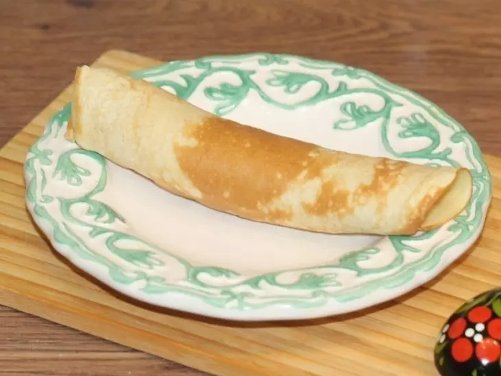 Блины с фруктовым вкусом и с начинкой #масленица2023: шаг 11