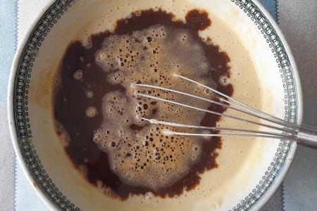 Krep "sütlü kahve" #Shrovetide 2023: adım 5