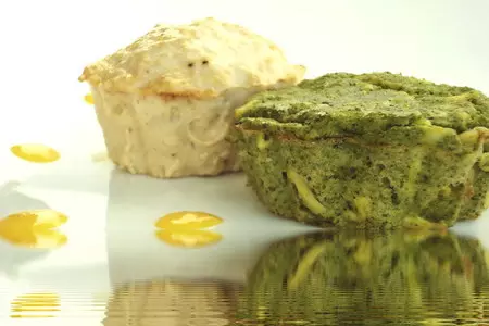 Маффины из брокколи и цыплёнка в дуэте.: шаг 5