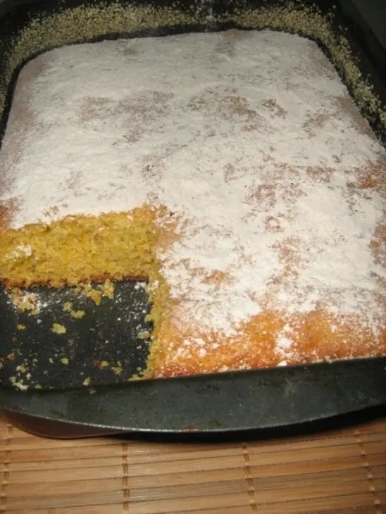 Морковный кекс: шаг 1