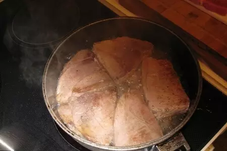 Говядина, тушеная в сметане: шаг 3