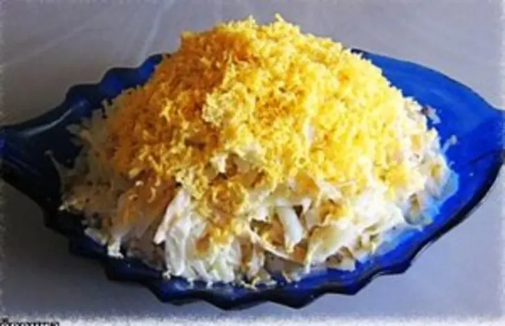 Салат из зелёной редьки с мясом: шаг 1
