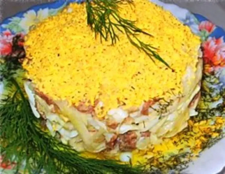 Салат из зелёной редьки с мясом: шаг 2