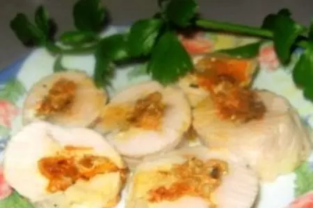 Куриные рулетики отварные: шаг 1