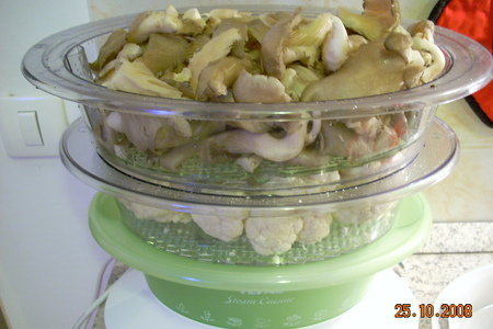 Запеканка из цветной капусты с грибами: шаг 2