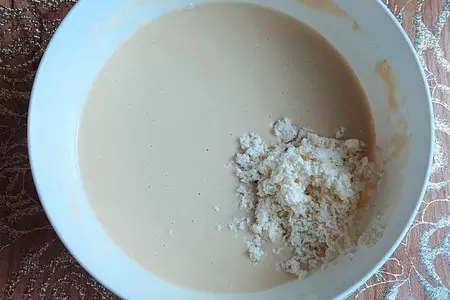 Оливковые блины с моцареллой и творожным сыром #масленица2023: шаг 3