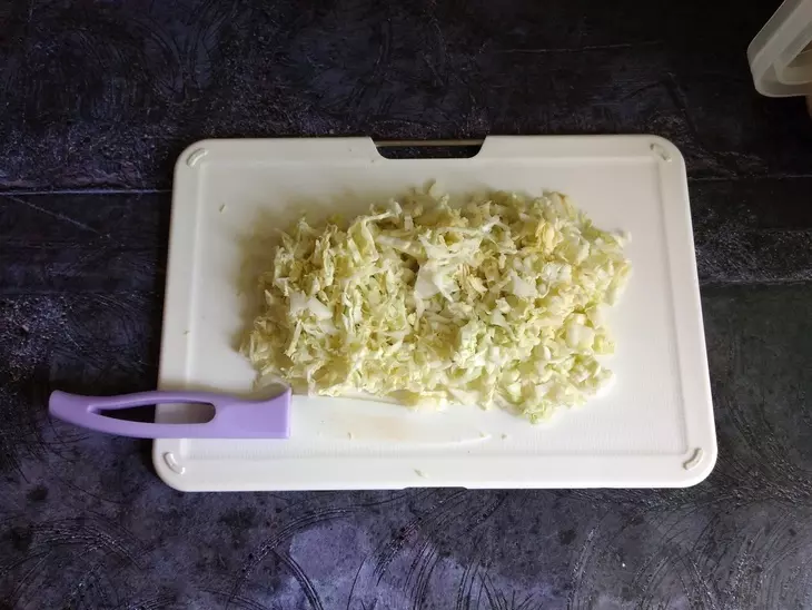 Блины с припёком из капусты "капустные творожные и совсем несложные" #масленица2023: шаг 7