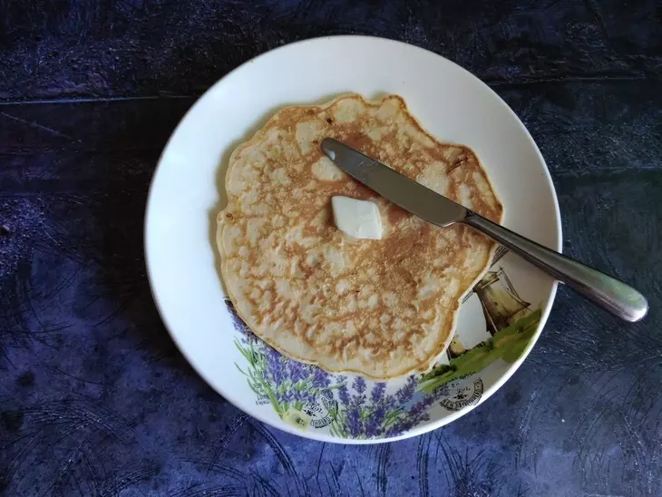 Блины с припёком из капусты "капустные творожные и совсем несложные" #масленица2023: шаг 13