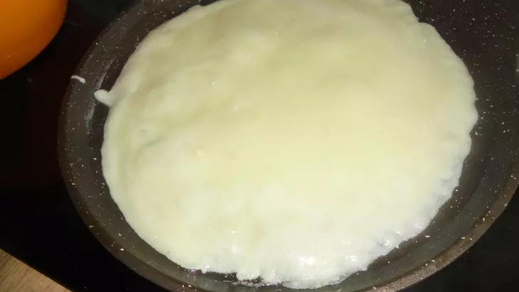 Блины с авокадо, фетой и мидиями  "блаженство вкуса"#масленица: шаг 4