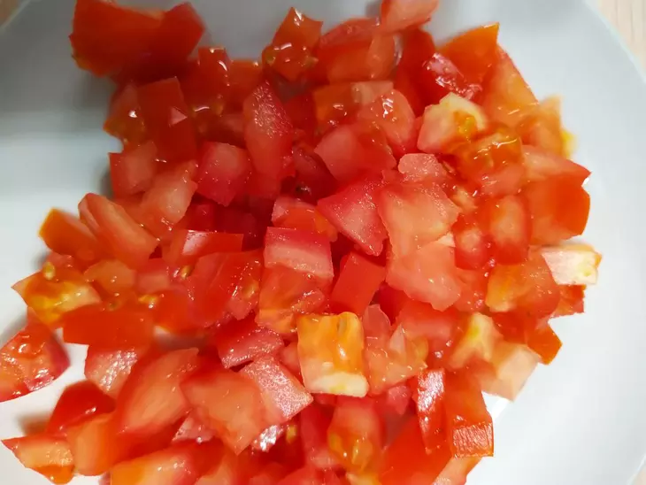 Фунчоза с овощами и грибами: шаг 1