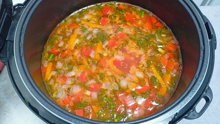 Постный суп с фасолью — рецепт вкусного супчика в мультиварке: шаг 5