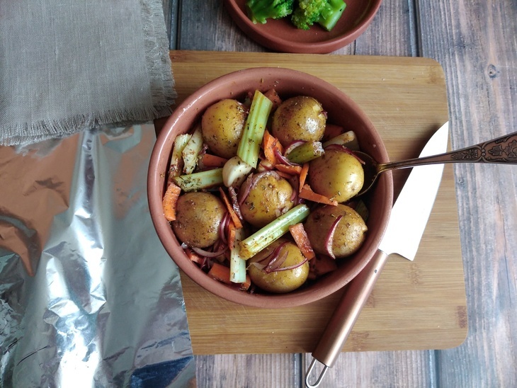 Пряные овощи-ассорти из духовки: шаг 3