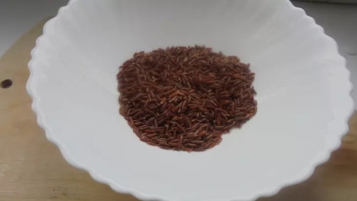 Котлеты с картофелем и красным рисом: шаг 1