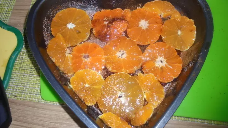 Мандариновый постный пирог: шаг 3