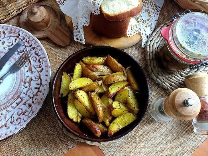 Быстрые маринованные шампиньоны к печёному картофелю: шаг 7
