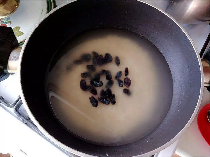 Каша рисовая фруктовая с мёдом и корицей: шаг 2