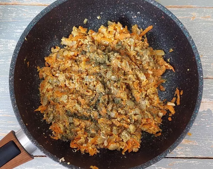 Помидоры фаршированные шампиньонами и орехами: шаг 7