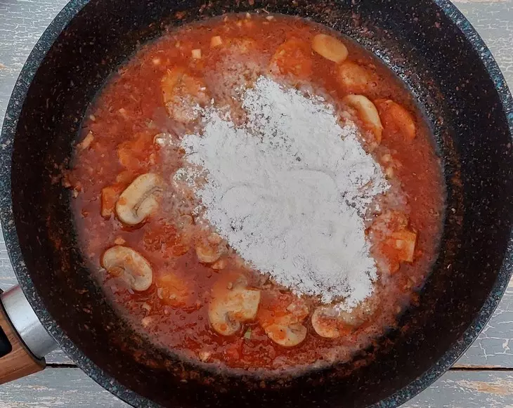 Помидоры фаршированные шампиньонами и орехами: шаг 16