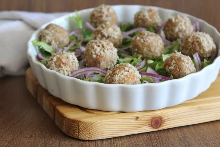 Закуска «орешки» из нута: шаг 10