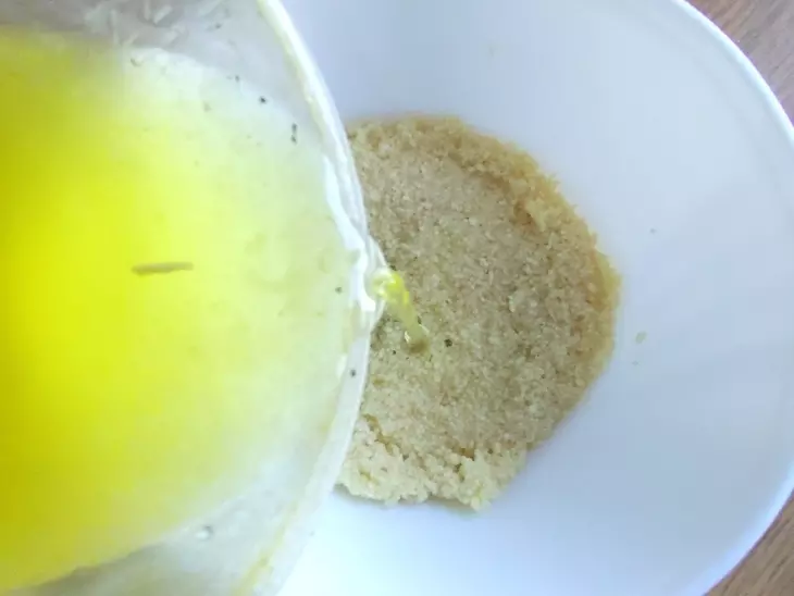 Слоёный салат с кускусом: шаг 2