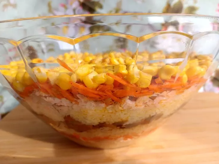 Слоёный салат с кускусом: шаг 22