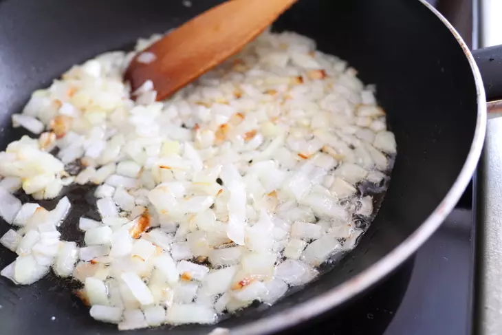 Каша "дружба" с вешенками и белыми грибами: шаг 3