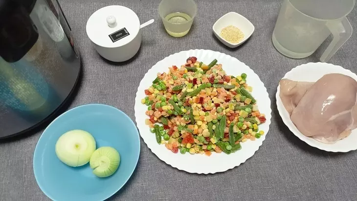 Мексиканская смесь с курицей - рецепт правильного питания в мультиварке: шаг 1