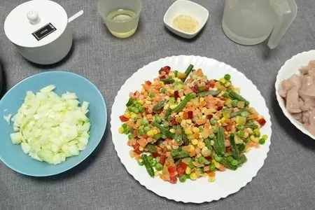 Мексиканская смесь с курицей - рецепт правильного питания в мультиварке: шаг 2
