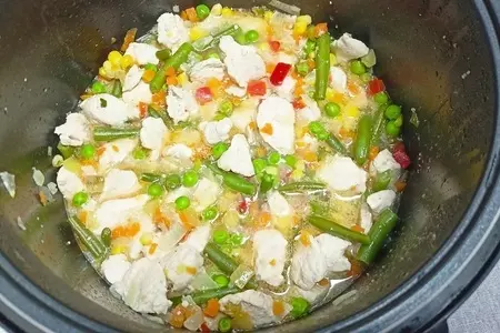 Мексиканская смесь с курицей - рецепт правильного питания в мультиварке: шаг 4