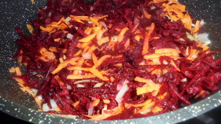 Постный борщ с шампиньонами: шаг 4