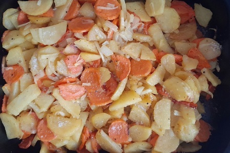 Пряные запечённые картофель и морковь: шаг 10